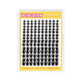 WiWiLINK manga lash clusters 8-18mm create natural flutter with lightweight comfort.