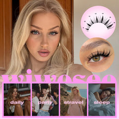 wiwoseo d-curl manga spiky lashes boost dramatic curl and definition