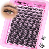 wiwoseo Flora Lash Clusters natural wispy look for everyday wear