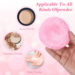 WJIAAA green puff portable travel-friendly cosmetic accessory
