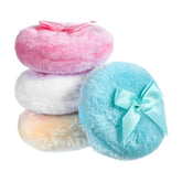 WJIAAA large fluffy puff pink with plush texture for smooth powder pickup