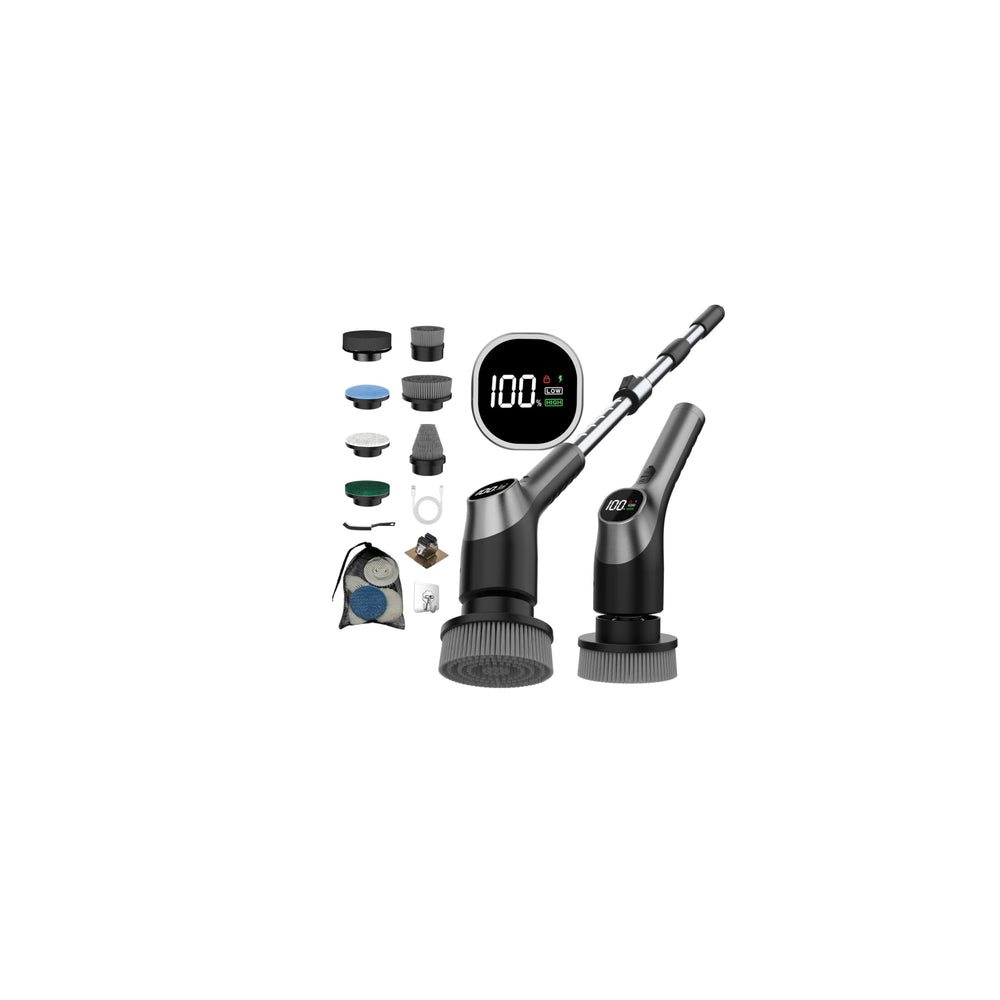 WKY G3 extendable handle reaches high corners with ergonomic comfort.