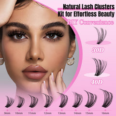 WLFRHD bond and seal set for secure lash clusters.