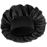 WLLHYF silk bonnet with wide elastic band for secure, comfortable wear