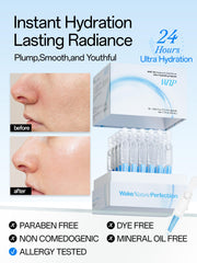 WNP Hyaluronic Acid Serum 4D hydration effect on skin brightness and moisture