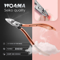 WOAMA portable travel leather case demonstrates compact portability.