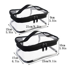 Wobe clear makeup bag medium perfect for daily essentials and organization.