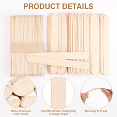 WoBiogHo jumbo wooden applicators suitable for waxing