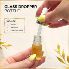 Wondercraft glass travel jars with secure lids for thick creams.