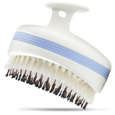 Wonsagain scalp massager with double-layer bristles for gentle scalp stimulation