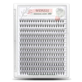 WONSIS 20D lash clusters 240pcs pack for voluminous, natural-looking lashes