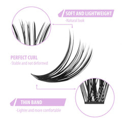 WONSIS natural-look lashes sit close to real lashes for seamless wear.