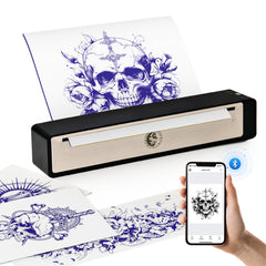 Wormhole Tattoo stencil printer portable design for on-the-go use.