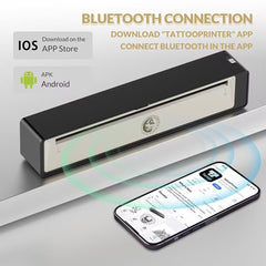 Wormhole Tattoo stencil printer wireless Bluetooth setup anywhere.