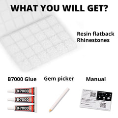 Worthofbest bedazzler kit contents for easy embellishment projects.