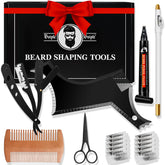 WOZUTUNT beard template guide helps achieve precise symmetry for a polished look.
