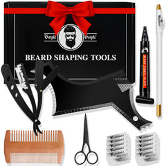 WOZUTUNT beard template guide helps achieve precise symmetry for a polished look.