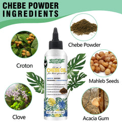 WOZUTUNT Chebe oil being applied in a quick 5-minute routine