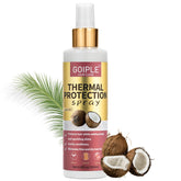WOZUTUNT bottle featuring coconut-heat protection spray for smooth styling.