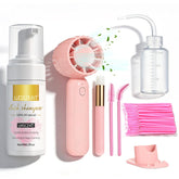 WOZUTUNT limpiador de pestañas para extensiones, espuma suave para uso diario.