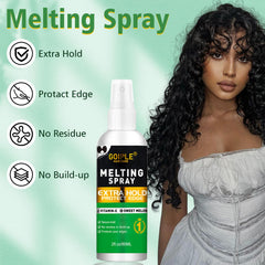 WOZUTUNT supreme hold mousse applied smoothly for a long-lasting front lace securing.