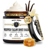 Wrath & Remedy vanilla-tallow-whipped-texture melts into skin for hydration