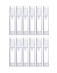 Wresty 12-pack vacuum bottles 5ml, travel-friendly size for skincare samples