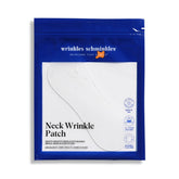 Wrinkles Schminkles neck wrinkle patch on neck provides smoothing surface.