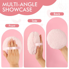 WSYUB powder puff holds powder well for precise, mess-free body coverage