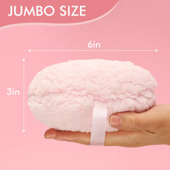 Soft plush WSYUB puff provides gentle touch for skin-friendly powdering