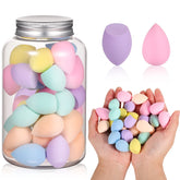 WSICSE 40Pcs mini sponge water drop bundle for precise eye makeup and blending