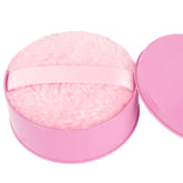 WSYUB powder puff close-up shows soft wool for gentle, even powder application.