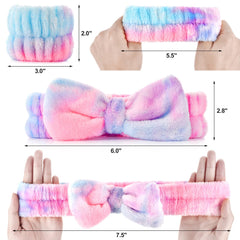 Wteehn microfiber coral fleece headband is soft, lint-free and comfortable