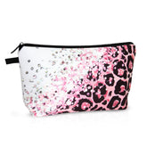 Wteehn travel cosmetic bag with multicolor print keeps cosmetics organized on the go.