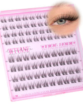 wtvane wispy lash clusters 8-10mm natural look for everyday beauty