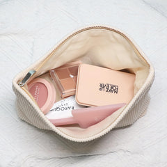 Wudygirl corduroy bag in travel scenario demonstrates versatile styling