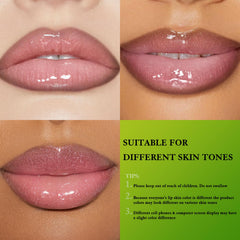 Wugbc click lip balm packaging shows convenient, easy-access gloss.
