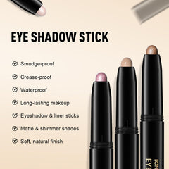 Wugbc vivid color eyeshadow stick smooth, gentle on skin.