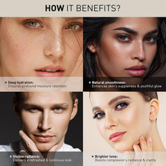 WUMAL hyaluronic acid serum bottle for lightweight hydration and plump feel.