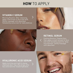 WUMAL serum set box showing the three bottle trio in packaging.