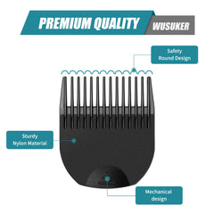 Wusuker Lawn Mower 3 guard length chart highlights versatile trim options.