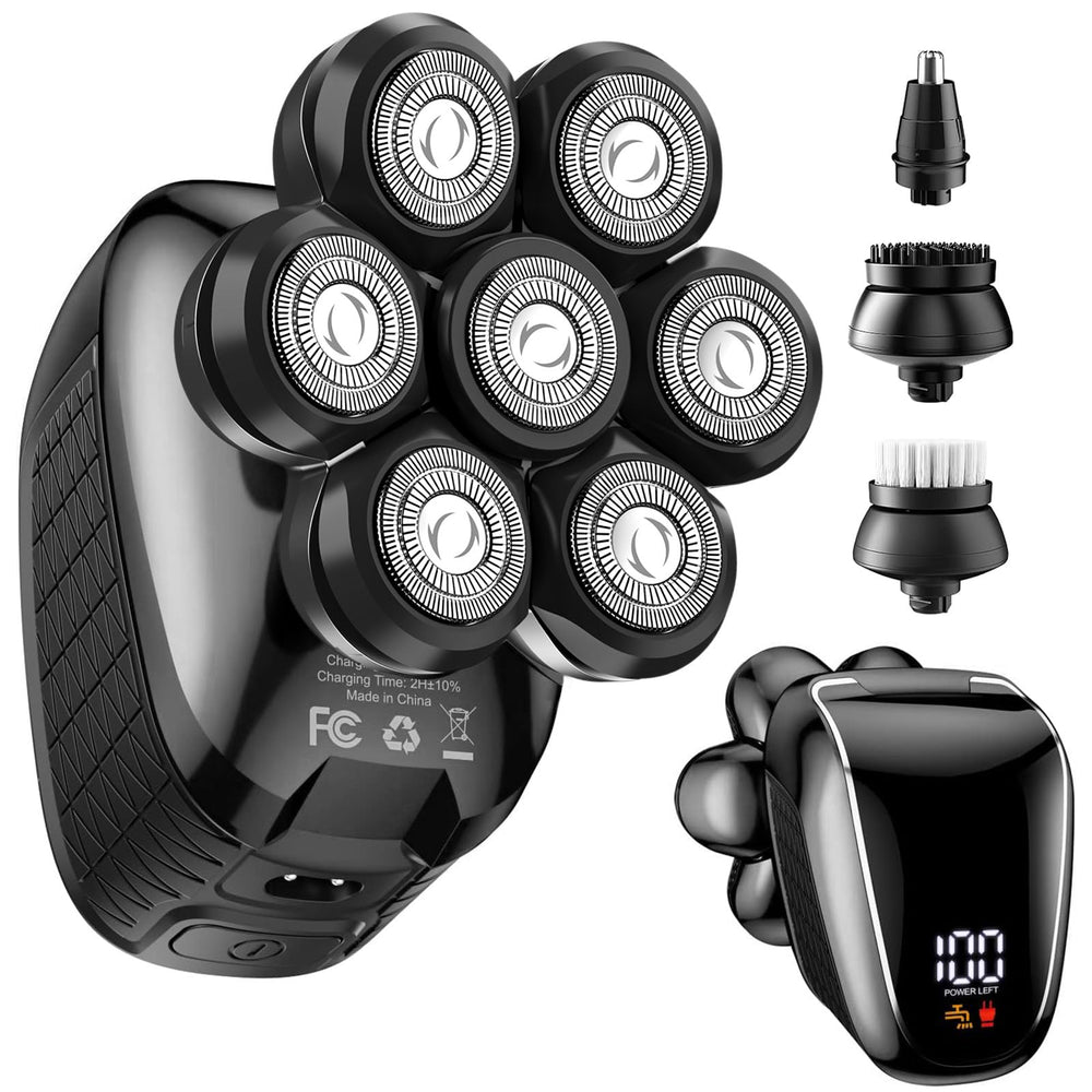 Wyklaus head shaver with 7D floating head for smooth, efficient shaving