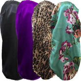 Wzl Wlg bonete satinado con diseño floral para dormir suave