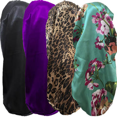 Wzl Wlg bonete satinado con diseño floral para dormir suave