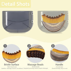 XALVRIONIX ergonomic skin-fit brush enables comfortable facial massage.