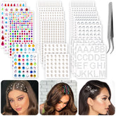XANGNIER Piedras para cabello brillantes para looks de fiesta y evento