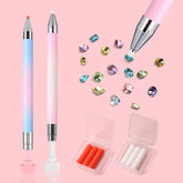 XEAOHESY diamond art wax pen in pink and blue for precise gem placement