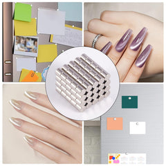 XEAOHESY pack of 100 magnets offers portable, versatile magnetic solutions.