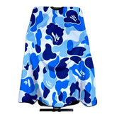Xianjing camouflage barber cape with adjustable neck for adults and kids.