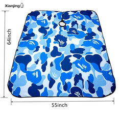 Xianjing camouflage cape ideal for dyeing and perming sessions.
